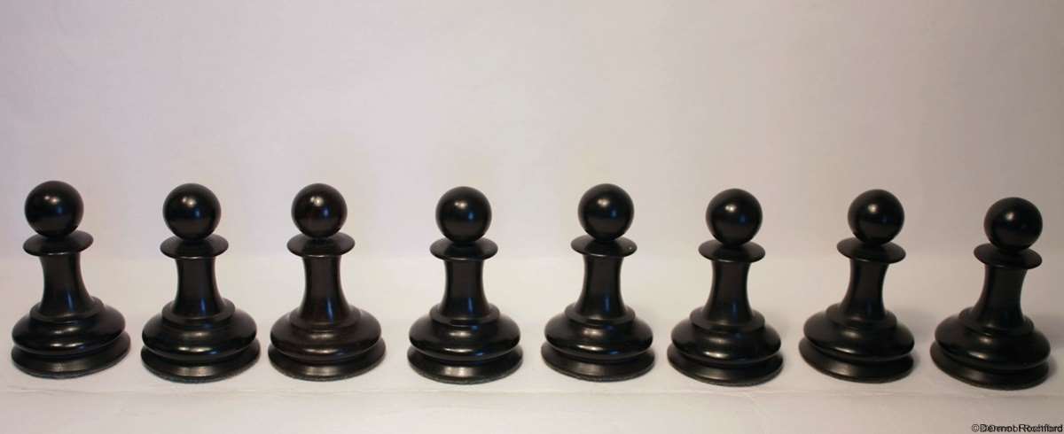 Antique Jaques Chess Set