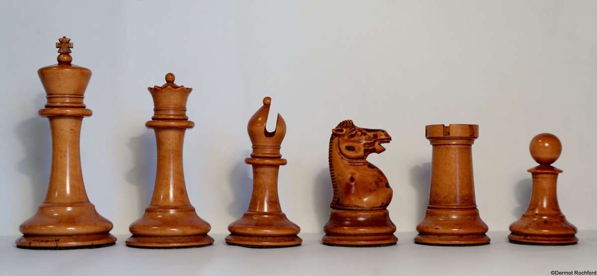 Antique Jaques Chess Set