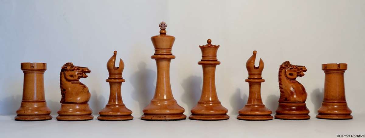 Antique Jaques Chess Set