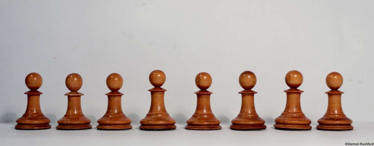 Antique Jaques Chess Set