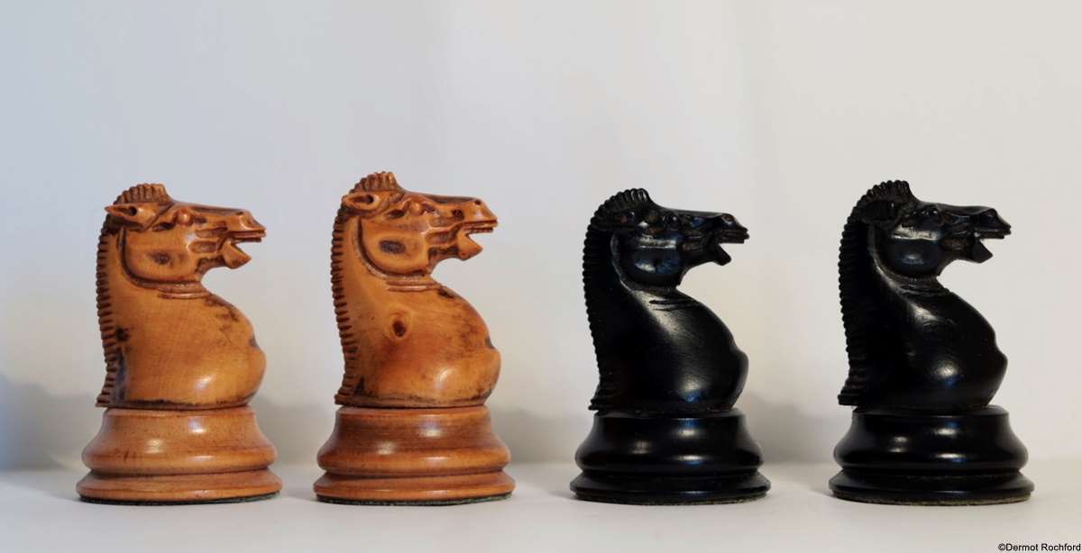 Antique Jaques Chess Set