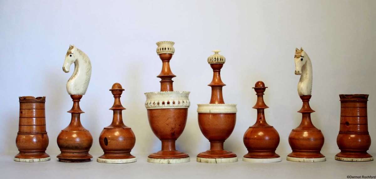 19th Century French Lyon Chess Set