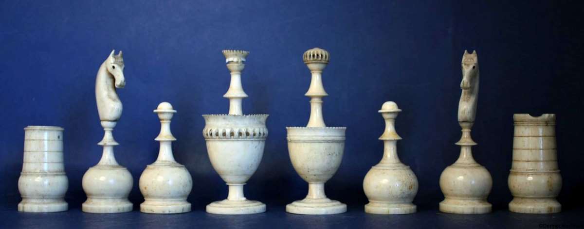 19th Century French Lyon Chess Set