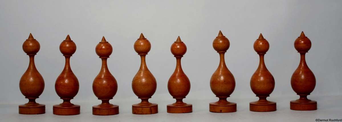 Antique Lyon Chess Set