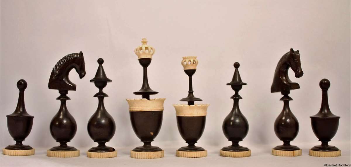 Antique Lyon Chess Set