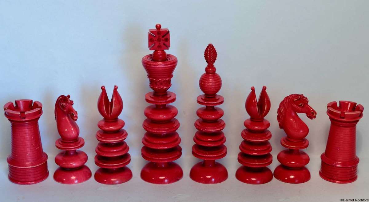 Antique Merrifield Chess Set