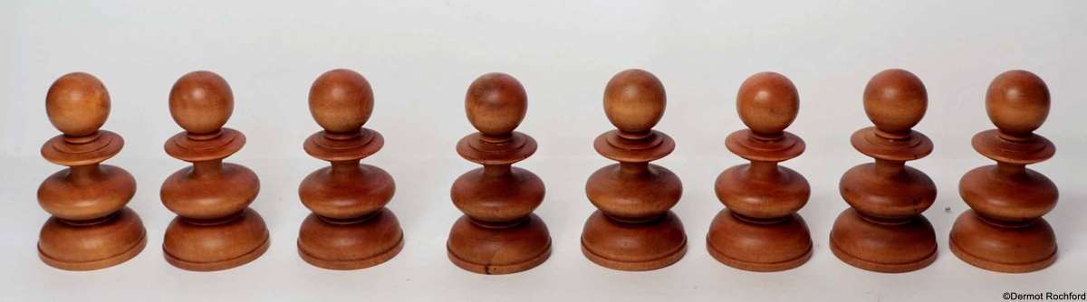 19th Century Club Chess Set by Merrifield