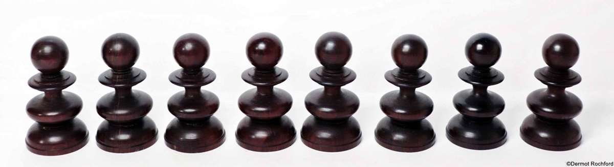 19th Century Club Chess Set by Merrifield