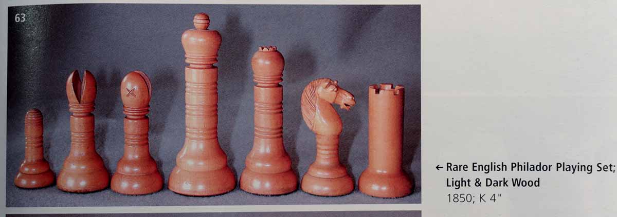 19th Century Club Chess Set by Merrifield