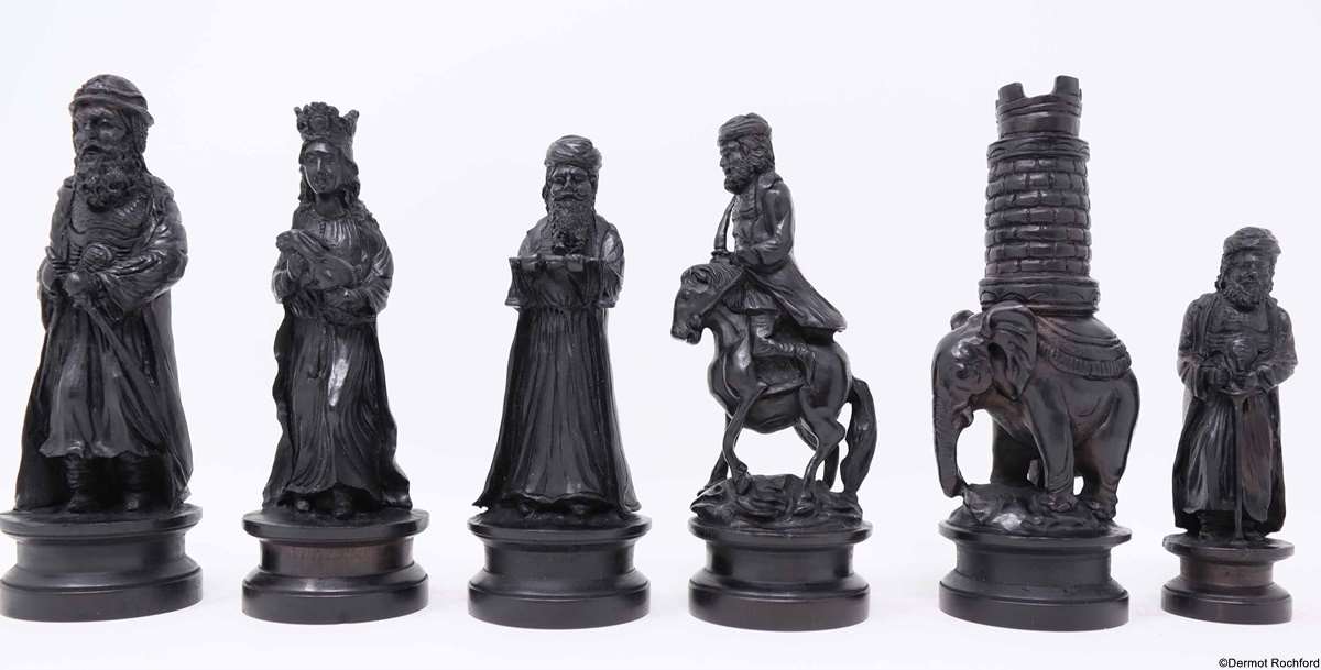 Antique Napoleon Chess Set