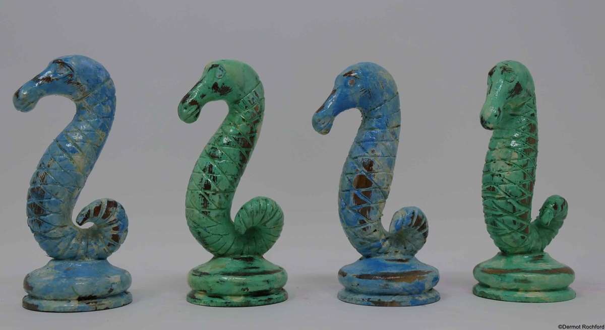 Antique sealife Chess Set