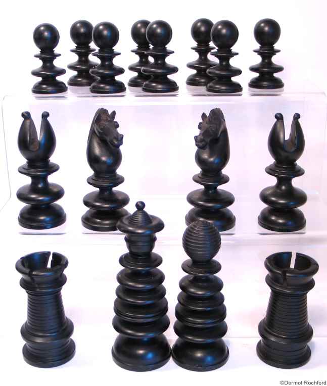 Antique Calvert Chess Set