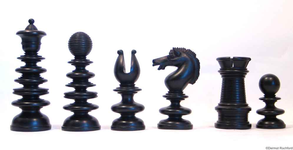 Antique Calvert Chess Set