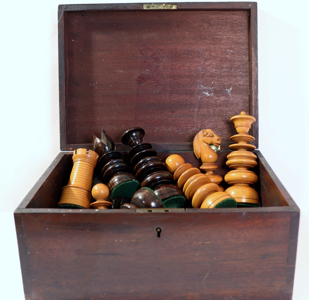 Antique Calvert Chess Set