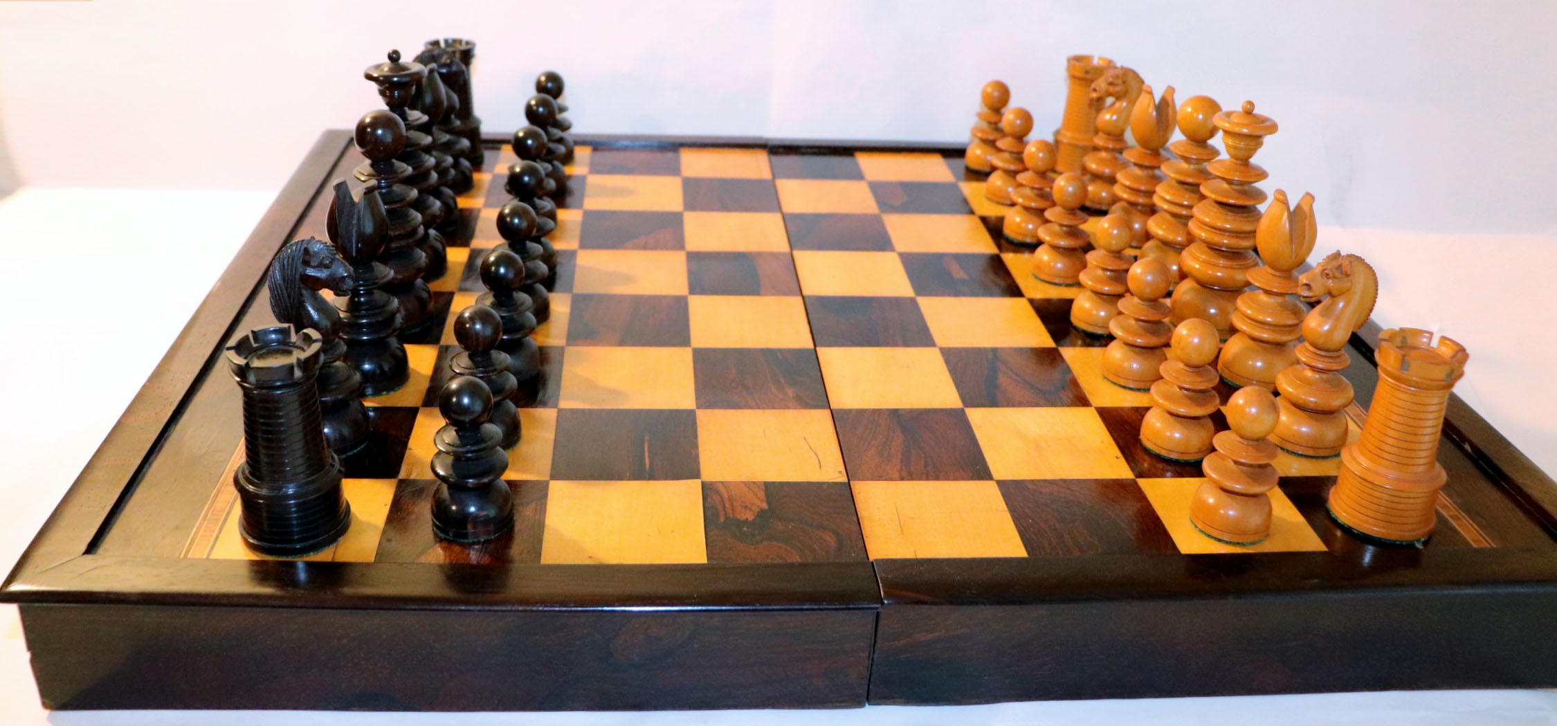 Antique Calvert Chess Set