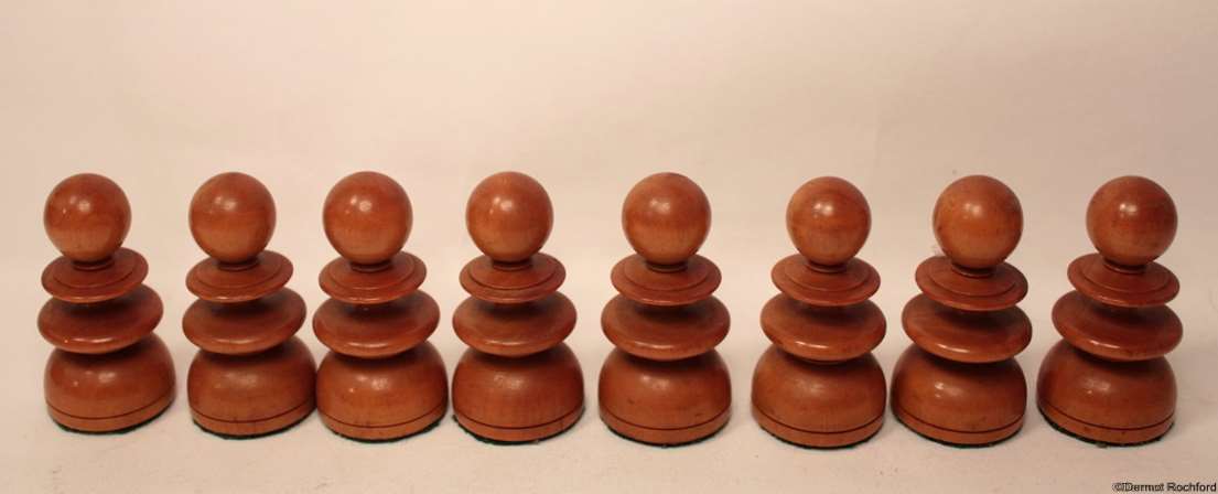 Antique Calvert Chess Set