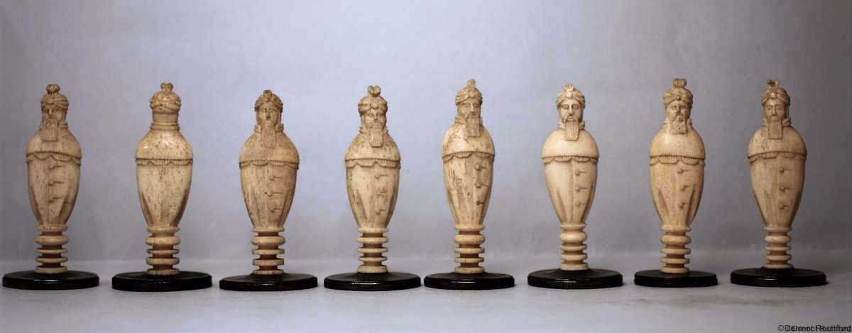 Antique Pulpit Chess Set