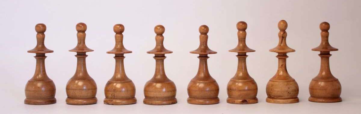 Antique Regence Chess Set