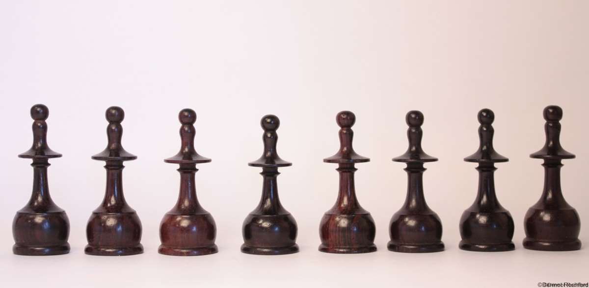 Antique Regence Chess Set