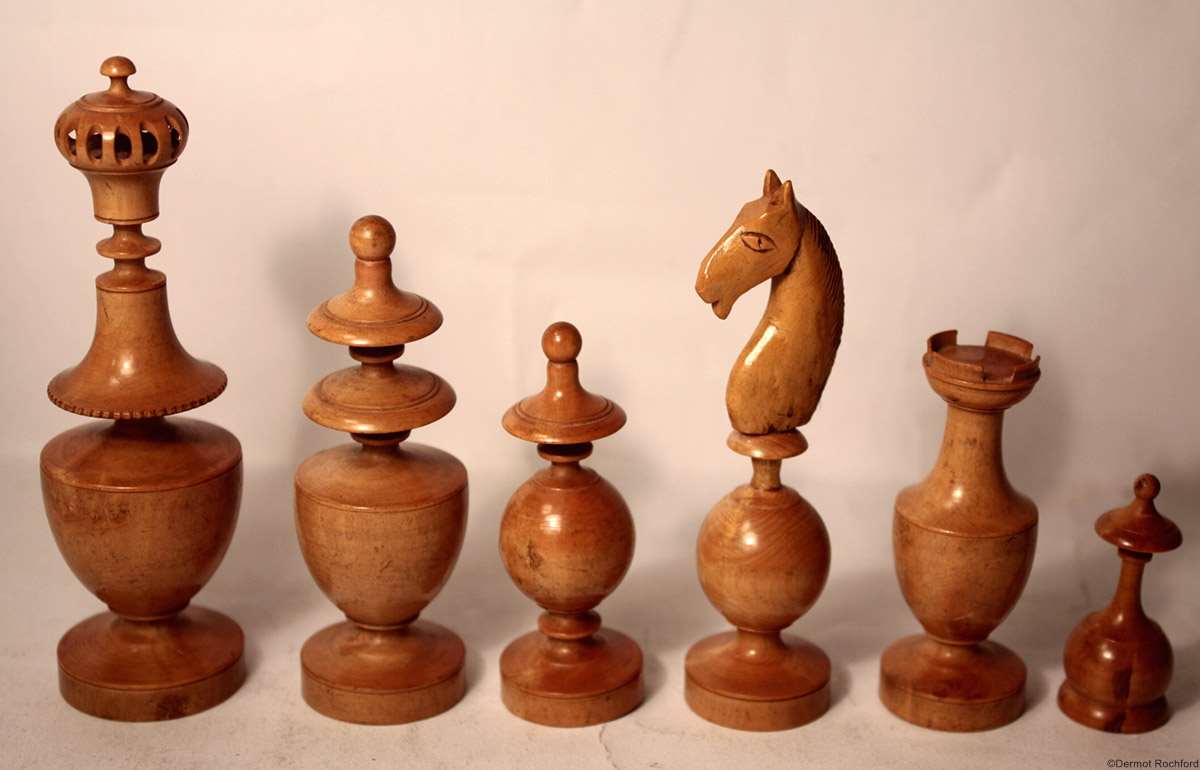 Antique Regency Chess Set