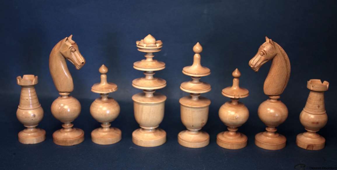 Antique Regency Chess Set