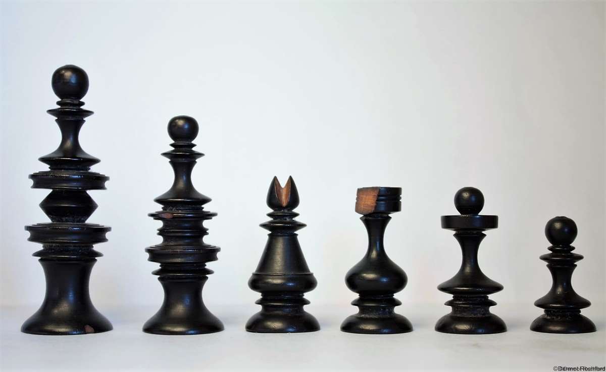 Antique Rowbotham Chess Set