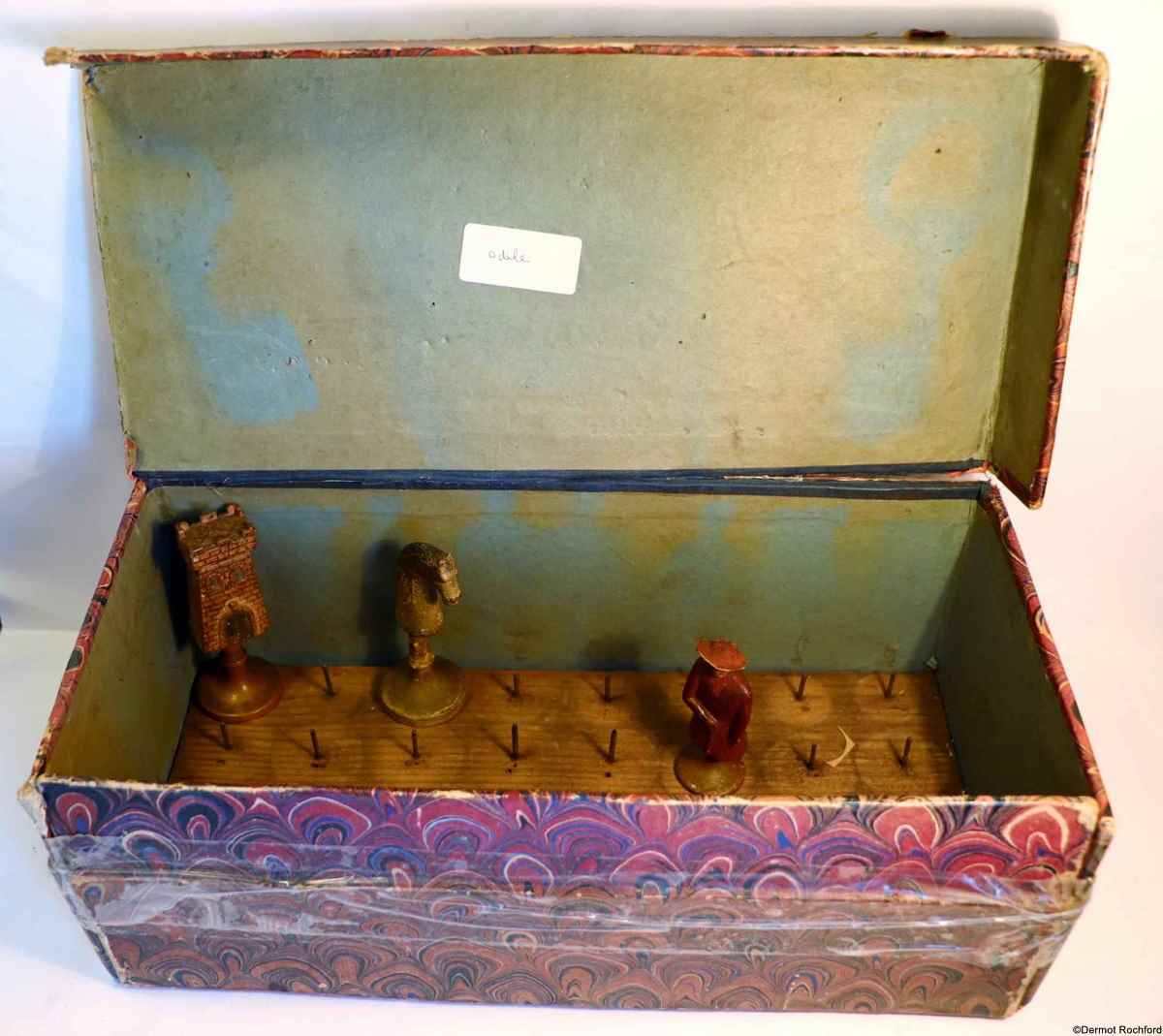 Antique Tyrolean Chess Set