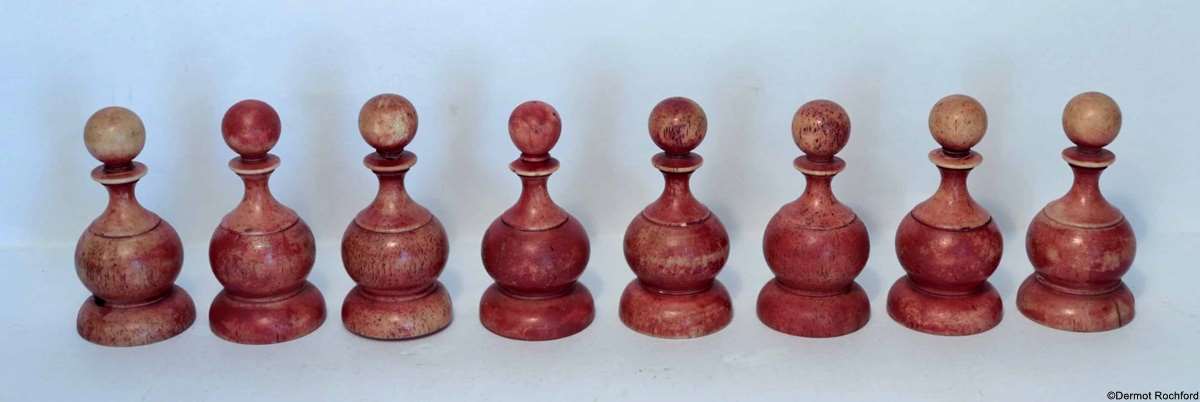 Early Antique English Chess Set