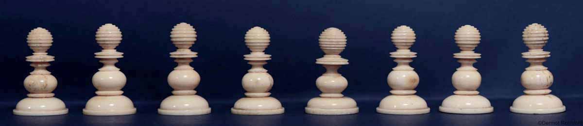 Antique Whitty Chess Set