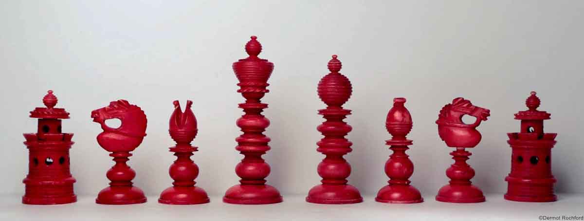 Antique Whitty Chess Set