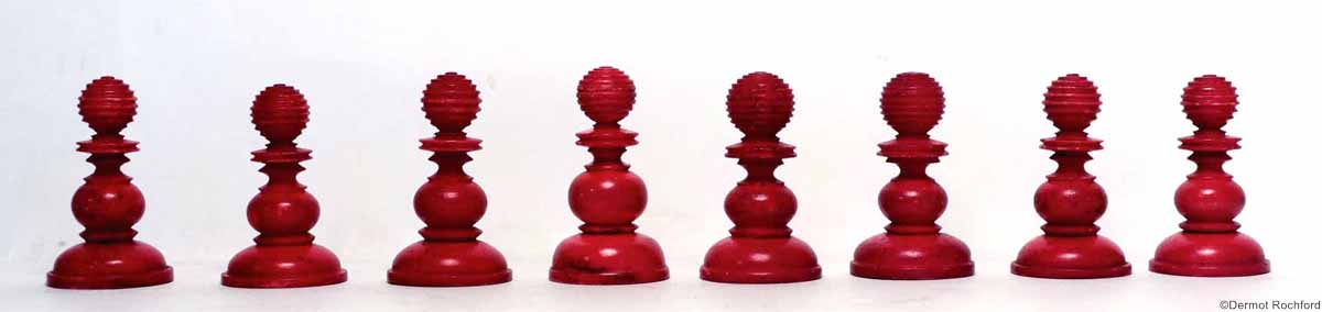 Antique Whitty Chess Set