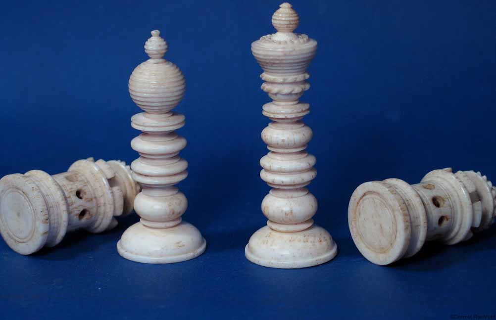 Antique Whitty Chess Set