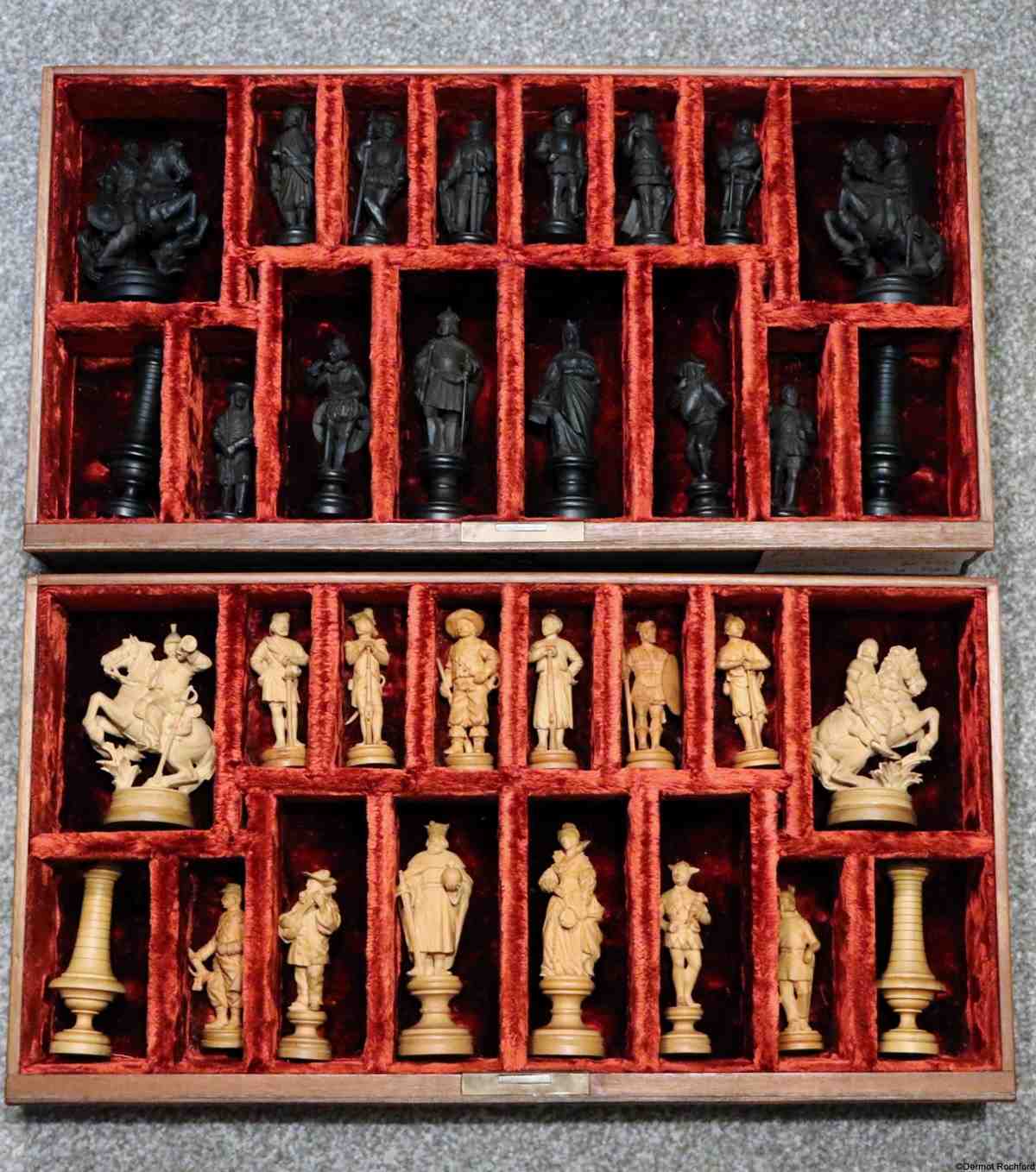 Antique CAlvert Chess Set