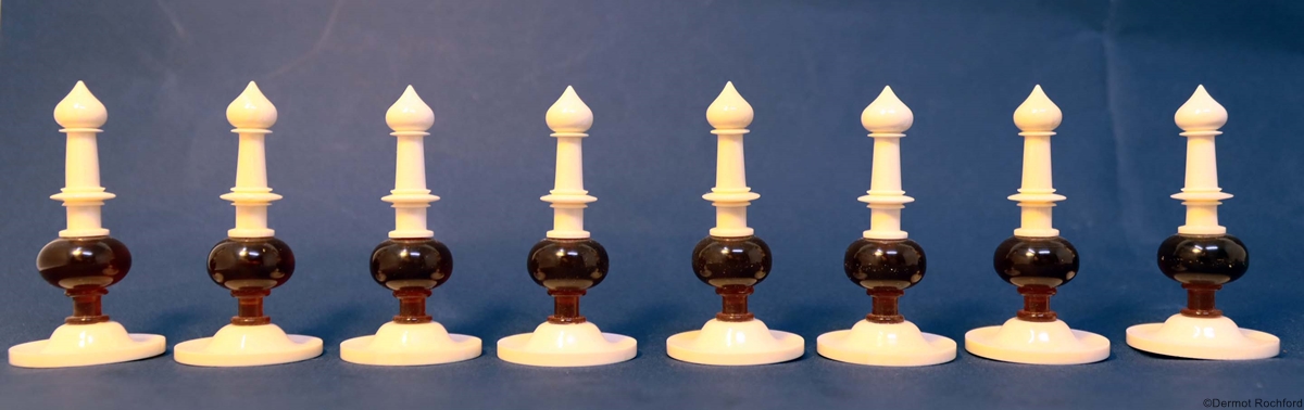 Oleg Raikis Amber and Mammoth Artist Chess Set