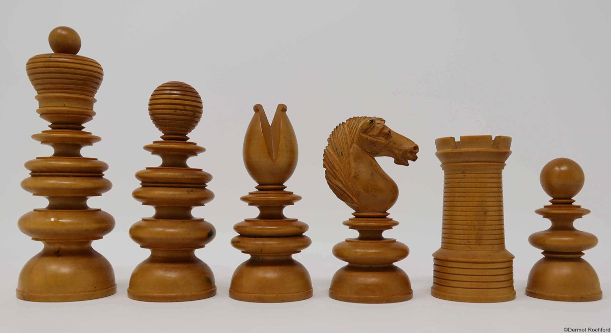 Antique Calvert Chess Set