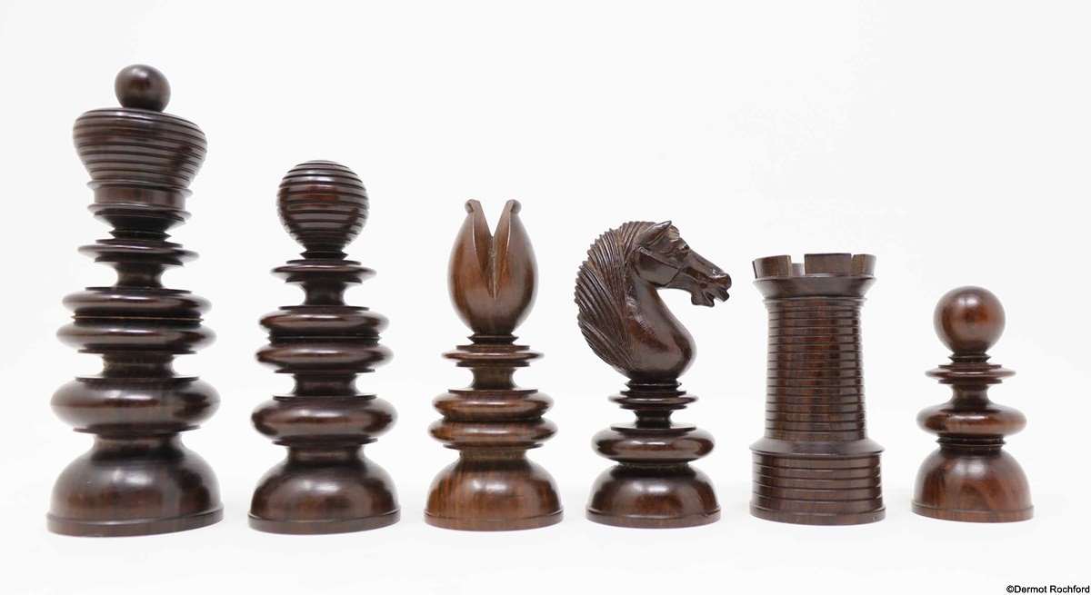 Antique Calvert Chess Set