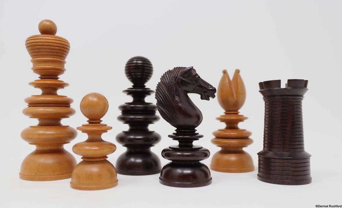Antique CAlvert Chess Set