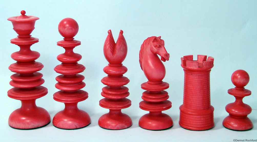 Antique Calvert Chess Set