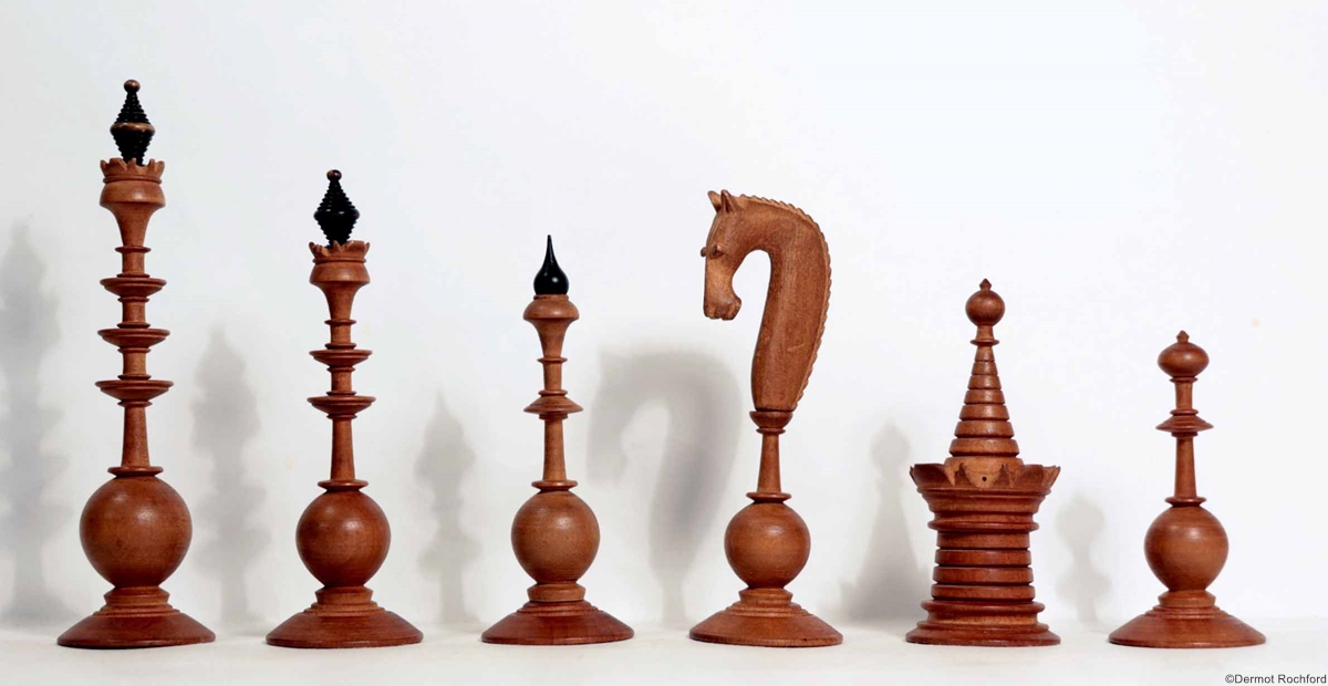 Antique Dutch Chess Set