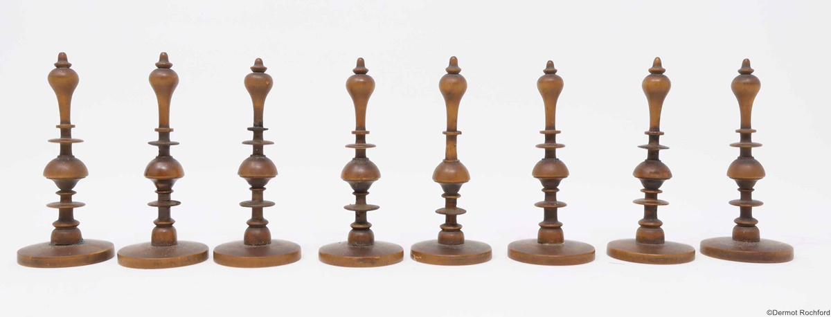 Antique German Chess Set