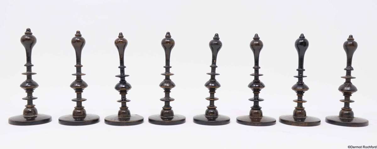 Antique German Chess Set