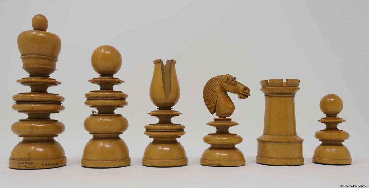 Rare Jaques St. George Chess Set