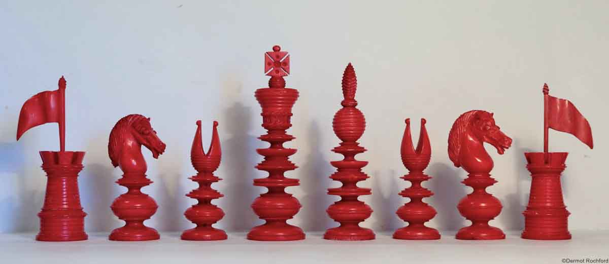 Antique Leuchars Chess Set