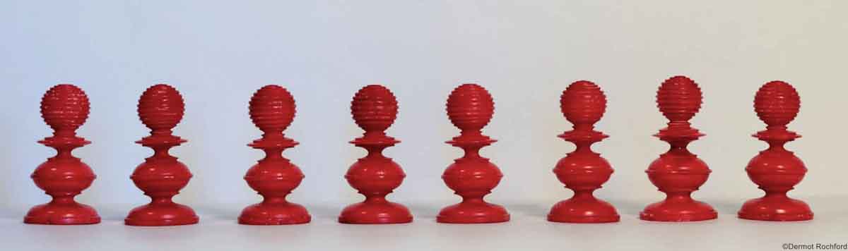 Antique Leuchars Chess Set