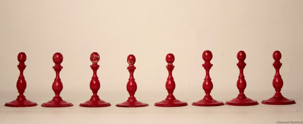 Antique Spike Chess Set