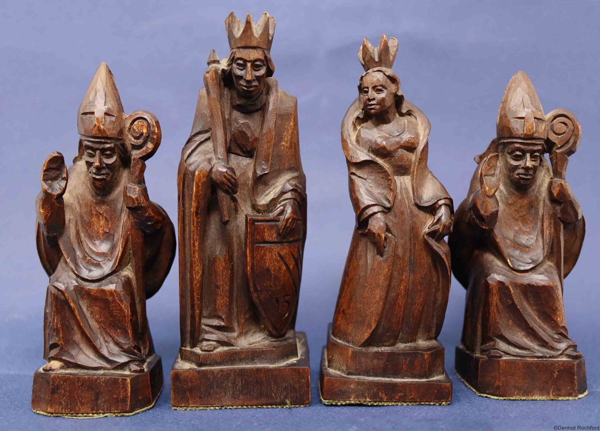  Vintage Mongolian Stone Chess Set