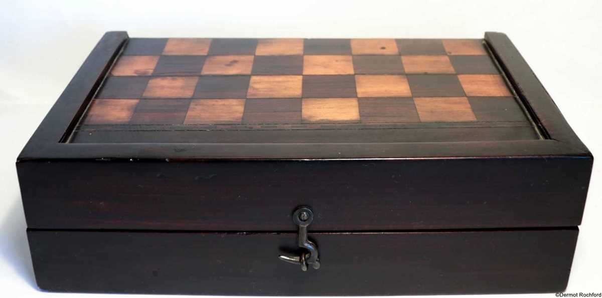 Antique Danish Selenus Chess Set