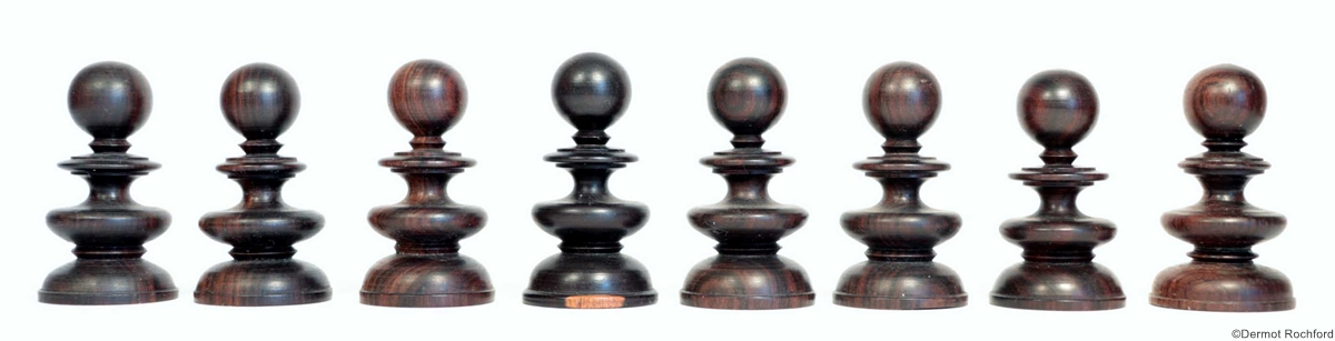 Early Antique English Chess Set