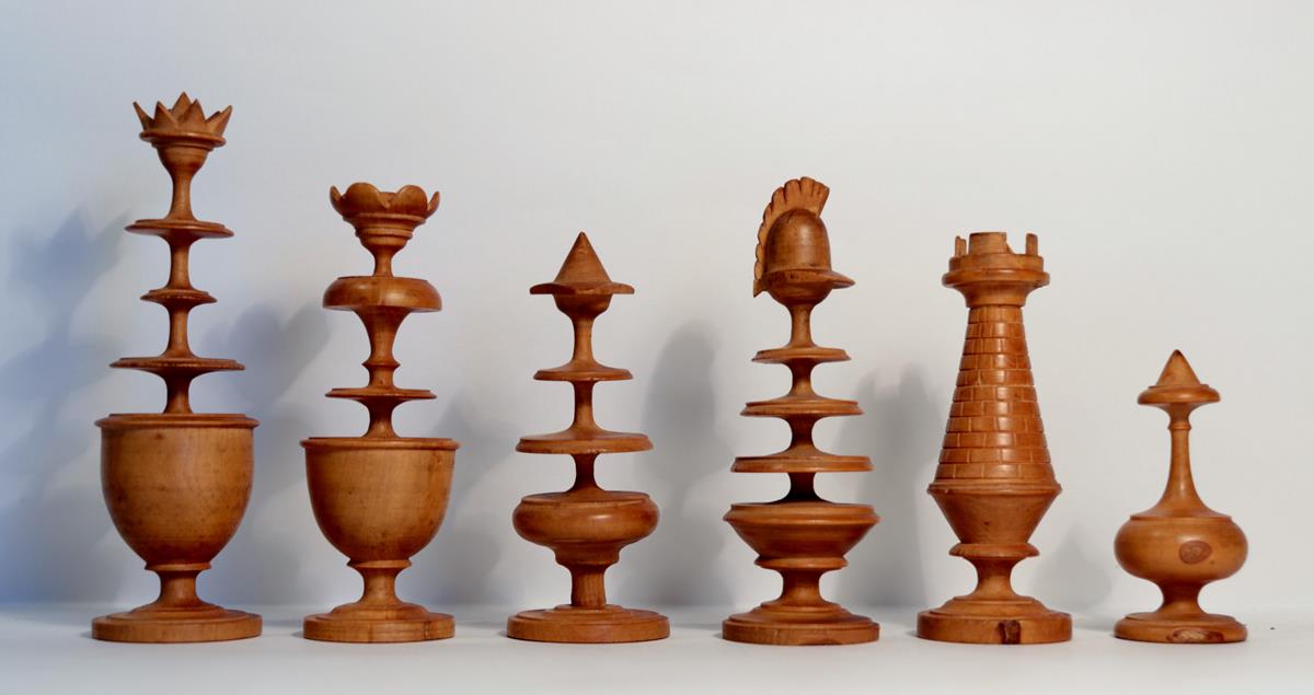Antique french Chess Set