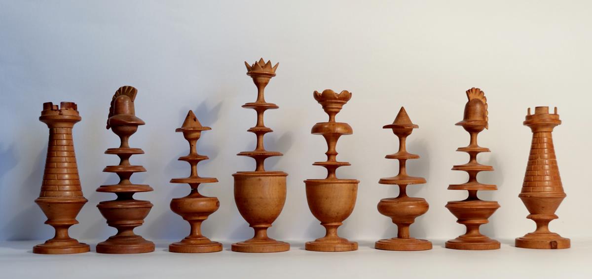 Antique french Chess Set